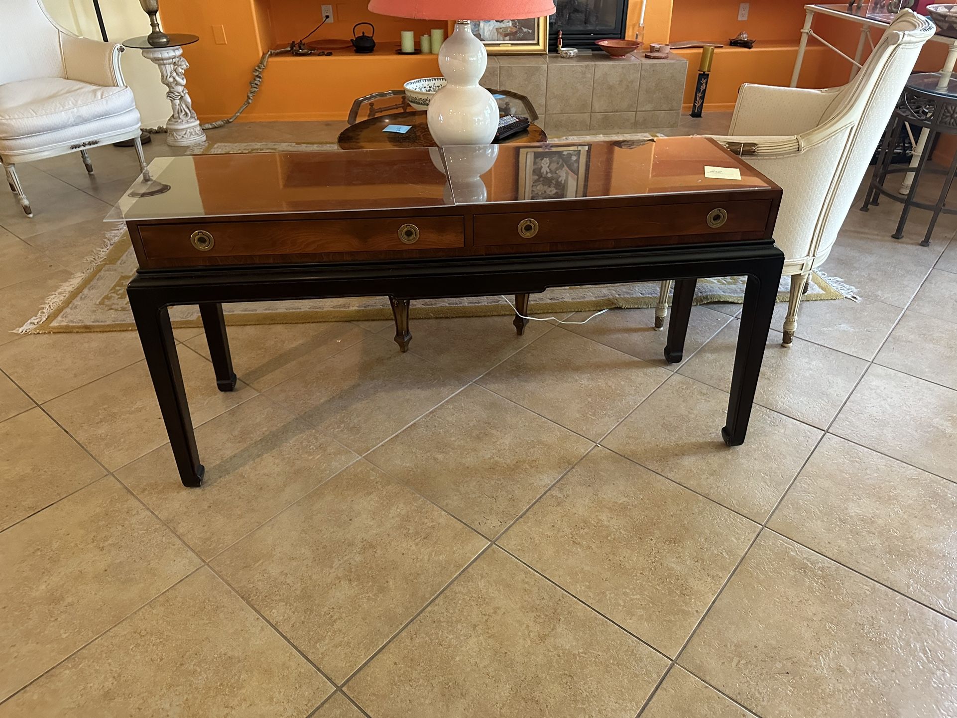 Wood Console Table