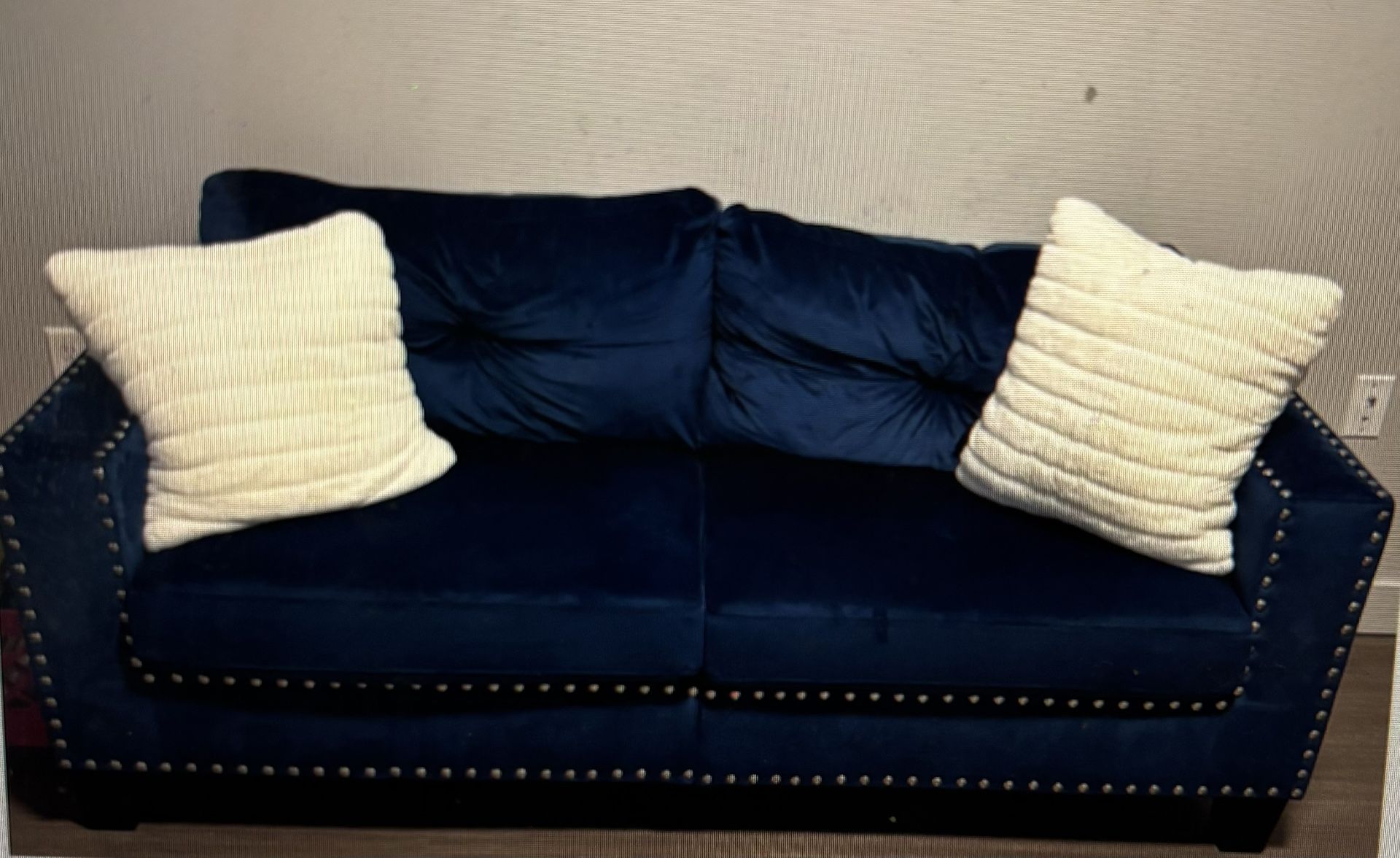 Blue Love Seat