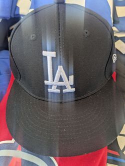 LA Snapback Hats Black