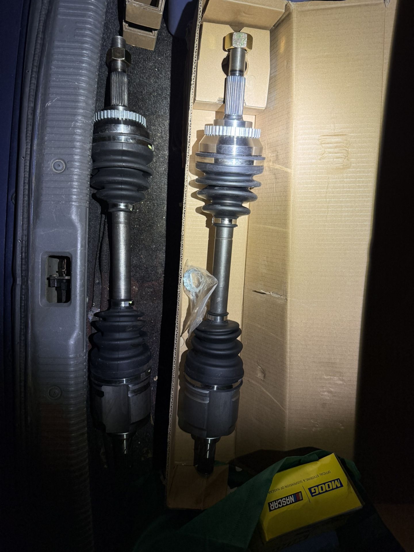 Two Brand New Driver Side Cv Axle Assemblies For A 2005 Nissan Sentra 1.8 L Automatic