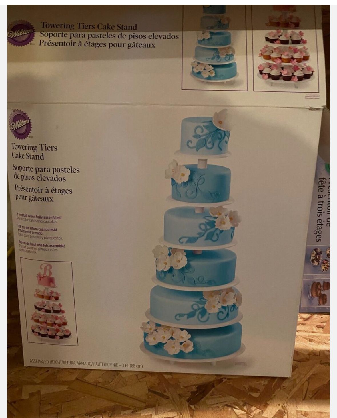 Wilton Towering Tiers Cake Stand 6 Tiers, Assemble Together Or Separate, Rare