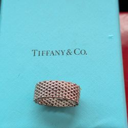 Tiffany And Co Sterling Band Ring 