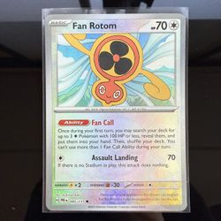 Pokemon Prismatic Evolutions Fan Rotom Poke Ball 