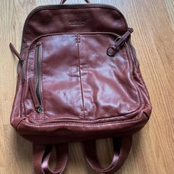 Small Leather Backpack