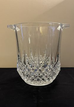 1990s Vintage Cristal d'Arques-Durand Longchamp Crystal Champagne Ice Bucket  