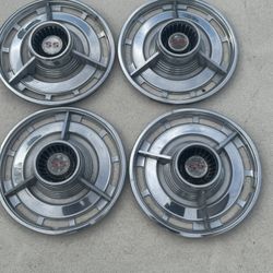 1963 Chevrolet Nova SS, Impala Super Sport SS Spinner Hubcaps 14" set of 4
