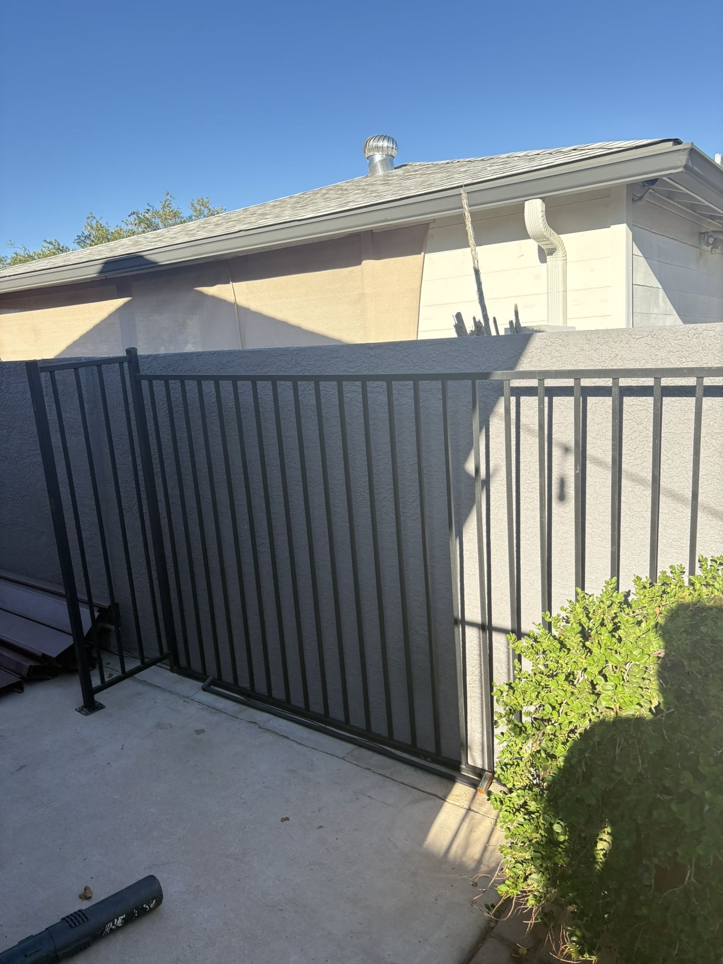 Metal Fence With Door