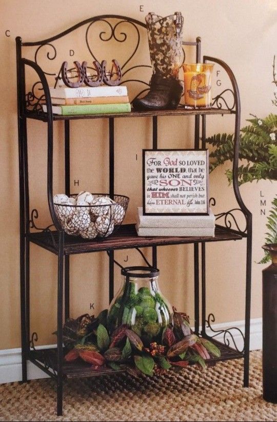 3-tier Standing Shelf Decoratve New Home Interiors