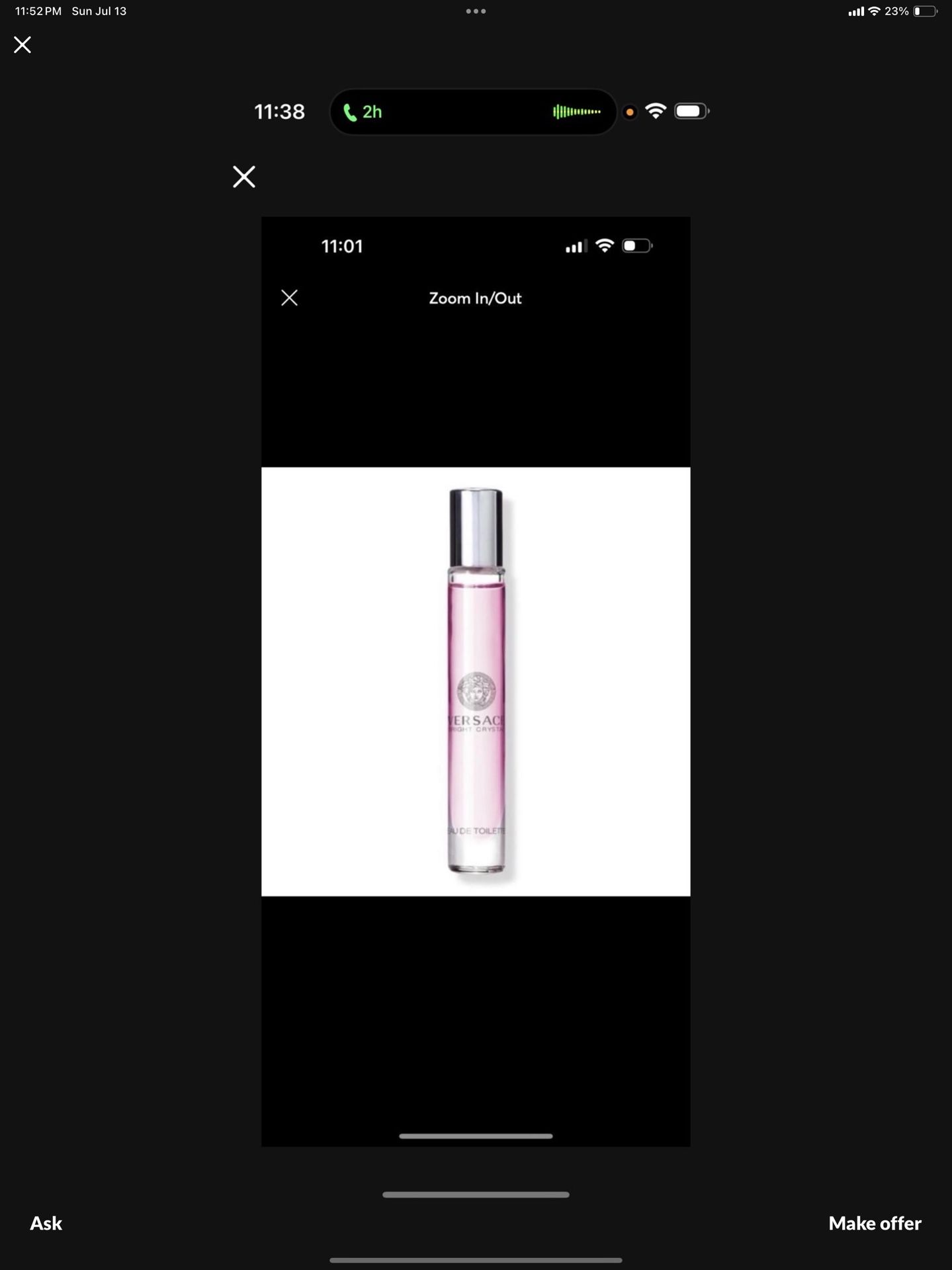New Versace Bright Crystal 10ML