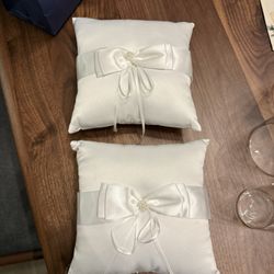 (2) Ring Bearer Pillows