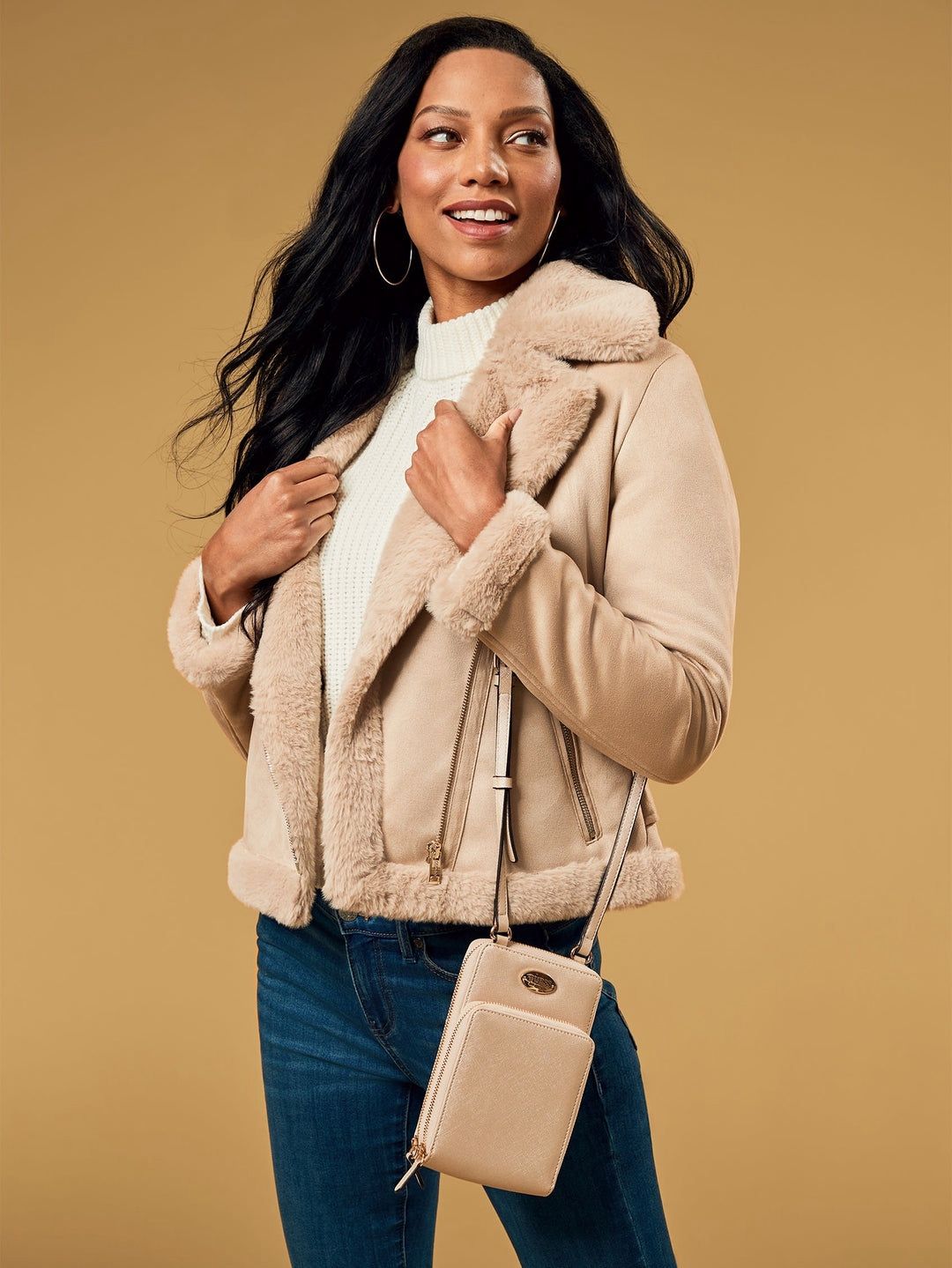 Guess Los Angeles Perdita Mini Phone Crossbody Bag