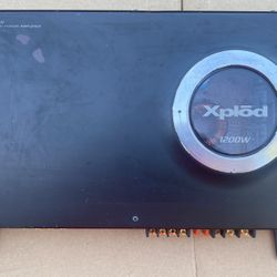 Sony - Xplod 1200 W - 2/1 Channel Bridgeable Amp