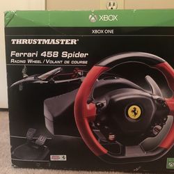 Xbox One Ferrari 458 Spider Steering Whee And Pedal