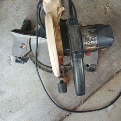 Compound Mitersaw. Pro Tech