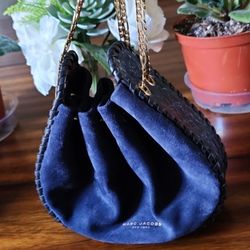 Marc Jacobs  Sway Party Suede Chain Cross Body Bag