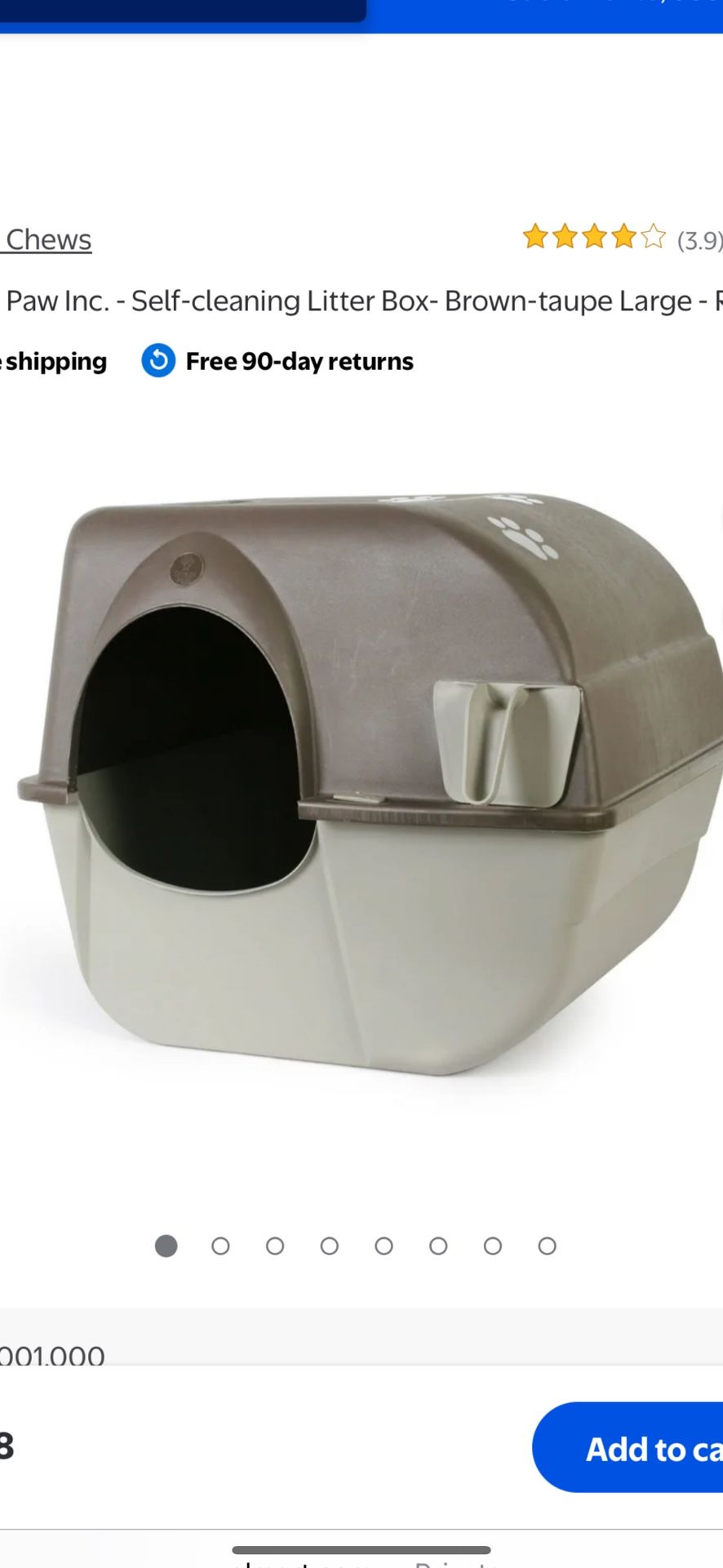 Omega Paw Self Cleaning Litter Box Brand New!