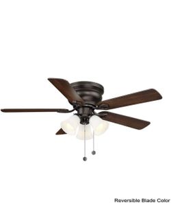 Bronze Ceiling Fan with Light Kit