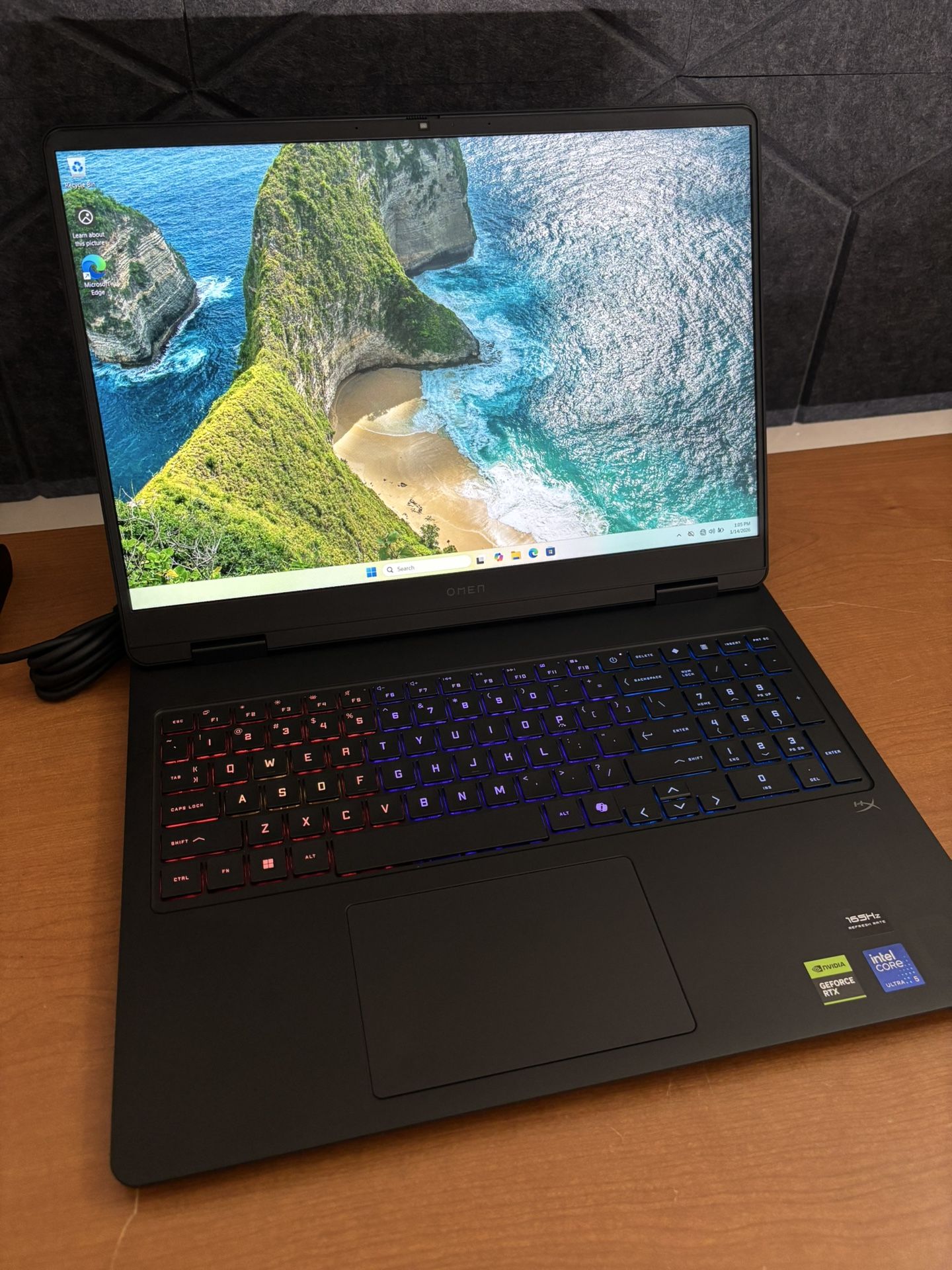 HP Omen 16 : 165hz 16" Laptop Ultra 5 255H/16GB/512GB/RTX5050