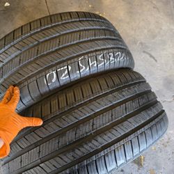 285/45/22 bridgestone runflat 2 used tire for sale 