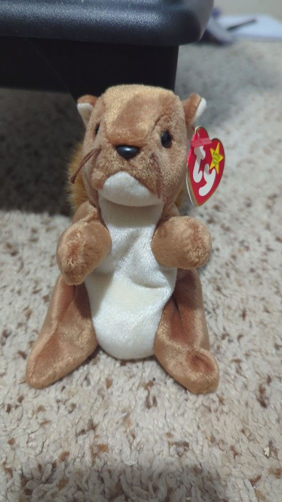Ty Nuts Squirrel Beanie Baby