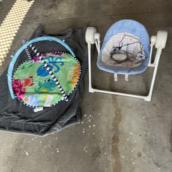 Columpio Y Mat Para Bebés El Columpio Tiene Varias Velocidades Y Diferentes Sonidos $60 Por Los 2