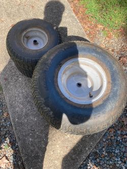 Troy built riding mower tires