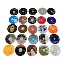Lot of 25 Music CDs Popular Hits CDs Compilations & Music from the Movies CD Vintage CDs