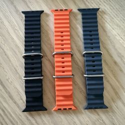 Apple Watch Ultra 49mm Ocean Band - Natural Titanium Finish