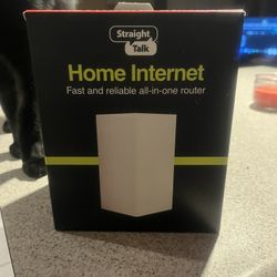 Straight Talk Home internet router W/$45 Card For One Month Of Service