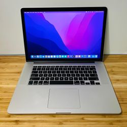 MacBook Pro Laptop 15” Screen Intel Core i7/16GB RAM/1TB $0Down Finance⚡️ Microsoft Office Word Excel,Logic,Final Cut💻1 Year Wrnty✅