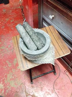 Granite mortar and Pestle