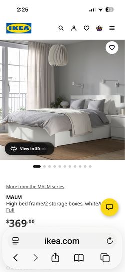 Full size IKEA Malm bed frame