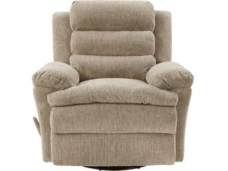 Oxford Brown Swivel Glider Reclining Chair