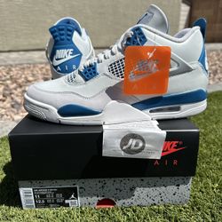 Nike Air Jordan 4 Retro Military Blue (2024) New/Receipt Size: 11 $270 FIRM! NO TRADES!