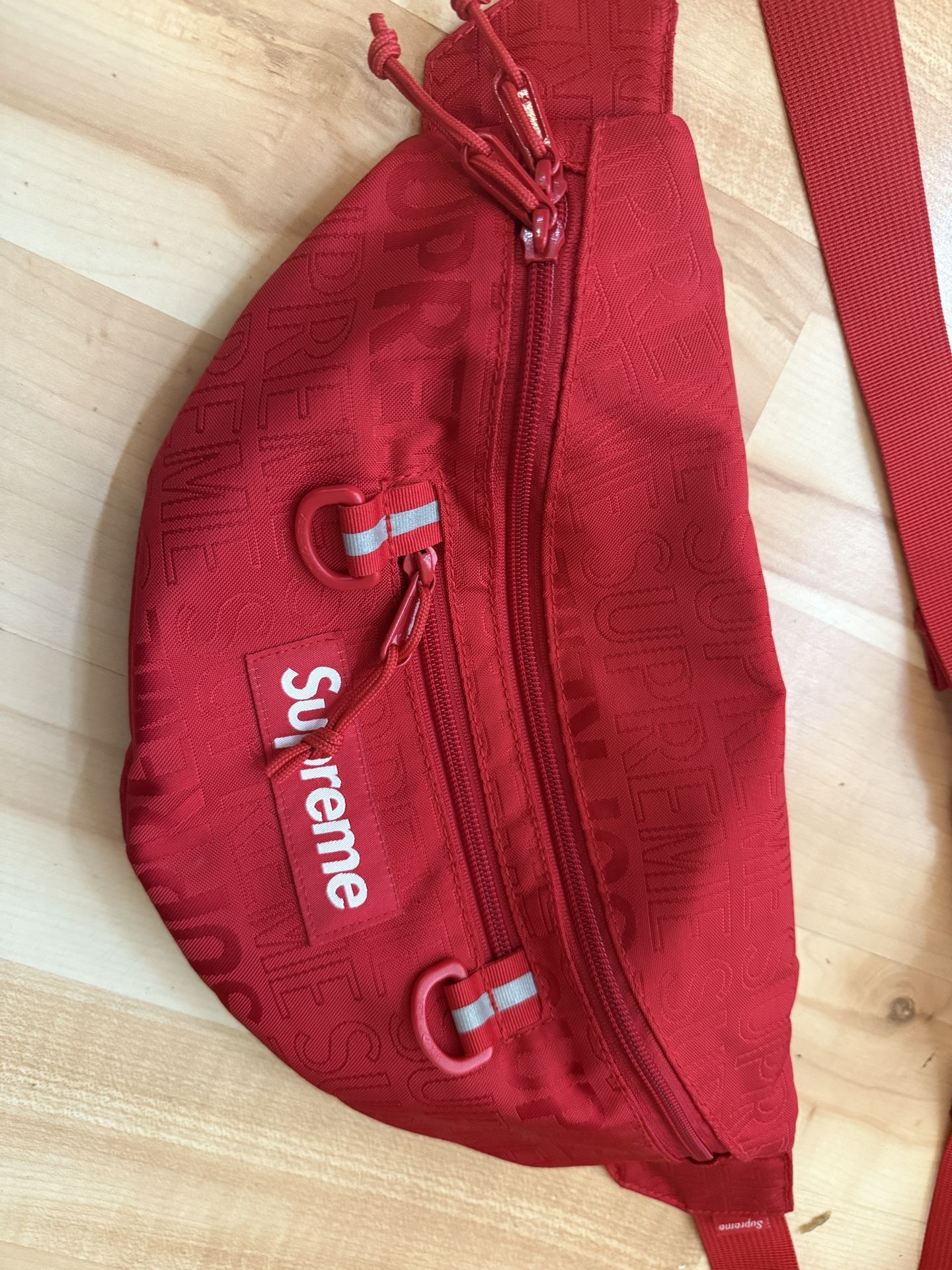 Supreme SS19 Waist Bag Red Shoulder Bag 