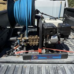 3,000 PSI Pressure Washer And Water Tank