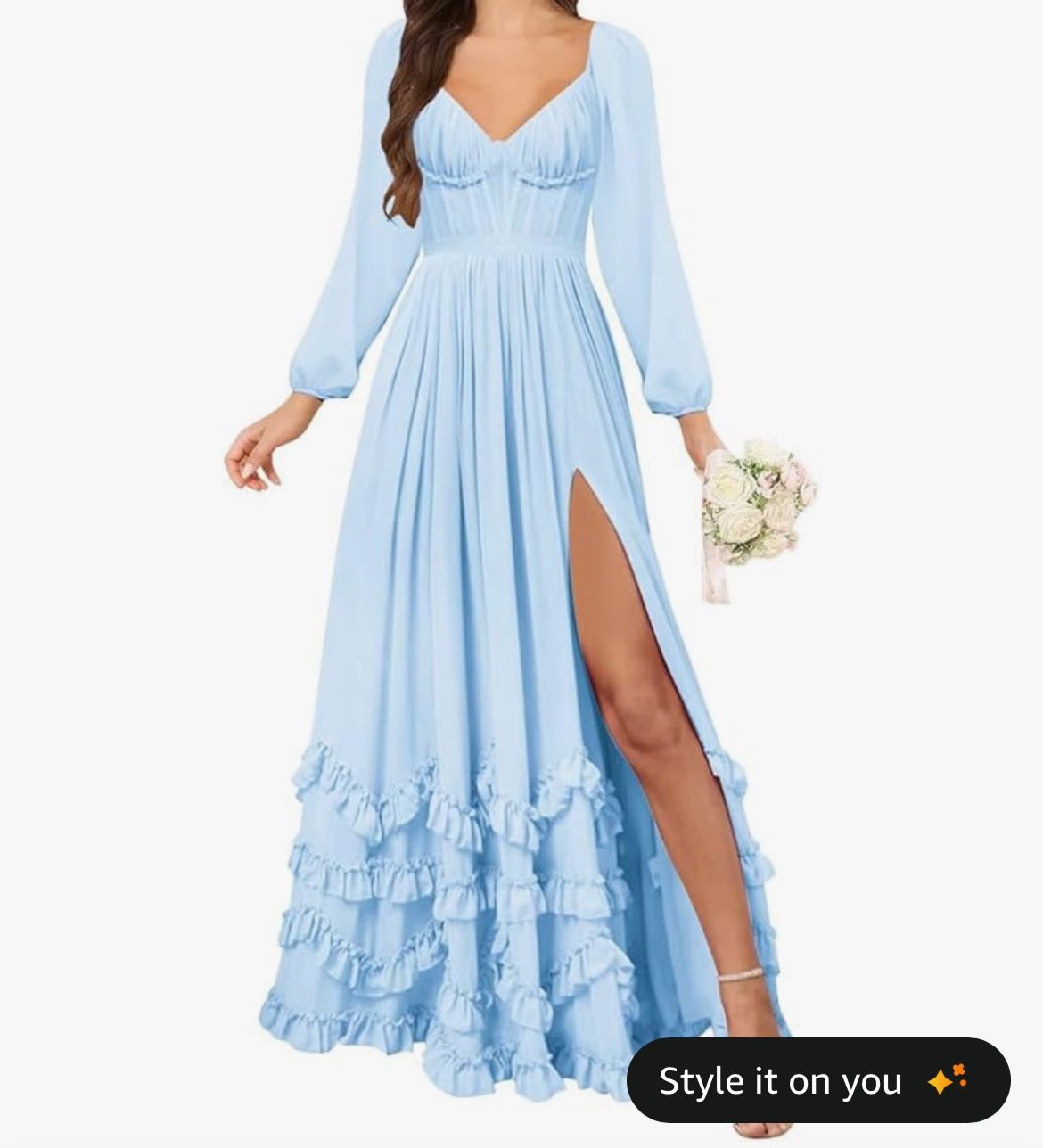 Light Blue Maxi Dress