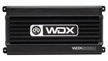DB Drive WDX2000.1 Mono Class D Amplifier