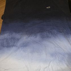 Hollister Two Tone Men's T-shirt Size Medium Blue, White