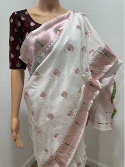 Pythani semi silk saree new