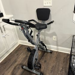 Stationary Exercise Bike for Home Workout, 5 IN 1 Foldable Indoor Cycling Bike