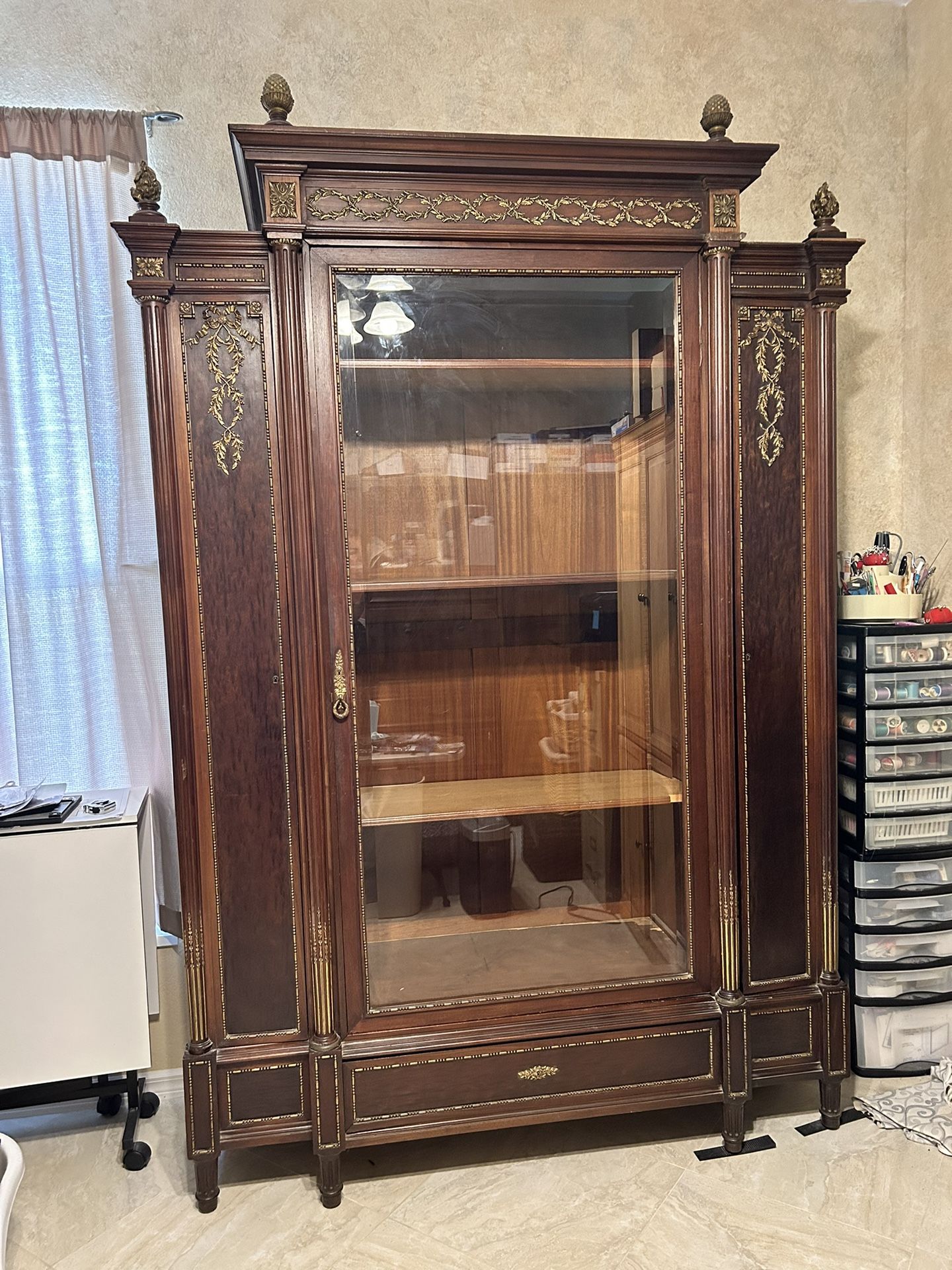 Early 1900's French Armoire / Linen Press