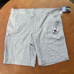 NWT V46 Men's Golf Shorts Size 40 Athletic Fit Grey Stretch #167