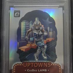 Cee Dee Lamb Uptown PSA 9 Card