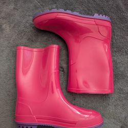 Big Girl Rain Boots Size 2-3