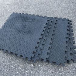 (8) 1/4 Thick Interlocking Foam All Purpose Gym Shop Garage Work Station Tiles Flooring Mats! 25x25