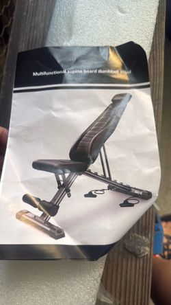 Multifuncional supine board dumbbell stool