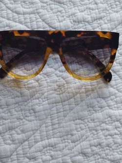Celine ,Tortoise Shell Flat Top Sunglasses