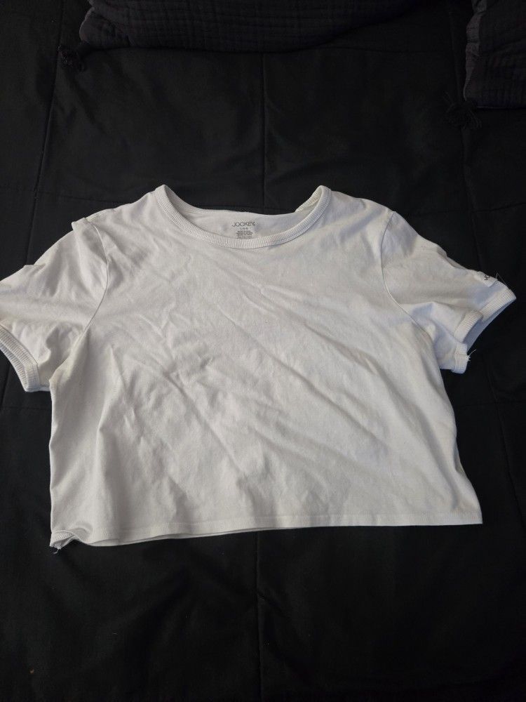 Crop Top White Shirt