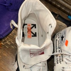 Off-White Converse Chuck Taylor — Good  Condition